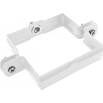 okap KJG Objímka svodu hranatá šedo bílá 120x120 mm, se závitem M10