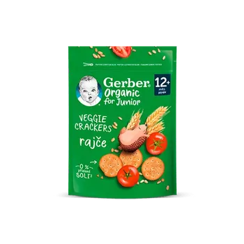 Dětská výživa Gerber Krekry s rajčaty BIO 100g 12M+
