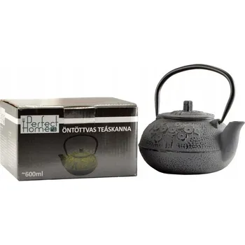 Konvice na čaj Konvice tradiční litinová Perfect Home 0,6 l červená