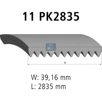 ozubený klínový řemen DT Spare Parts 4.80394