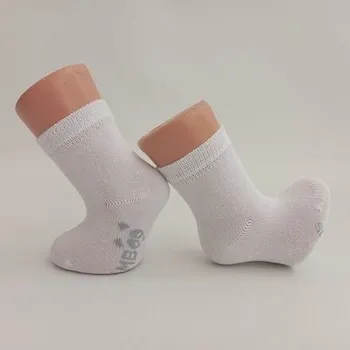 ponožky Trepon Bobik z bambusové viskózy bílé velikost 9-12