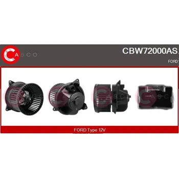 Ventilátor topení a klimatizace vnitřní ventilátor CASCO CBW72000AS