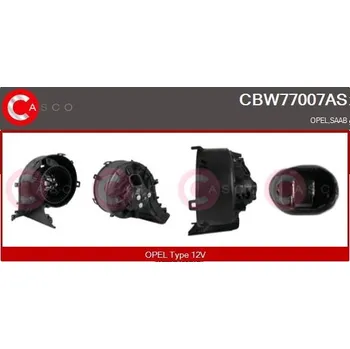 Ventilátor topení a klimatizace vnitřní ventilátor CASCO CBW77007AS