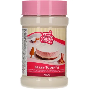 Poleva FunCakes Zrcadlová Poleva Bílá - Glaze Topping White 375 g