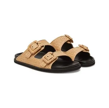 Dámské pantofle Nazouváky BOSS Freyah Slide 50542333 Béžová 35