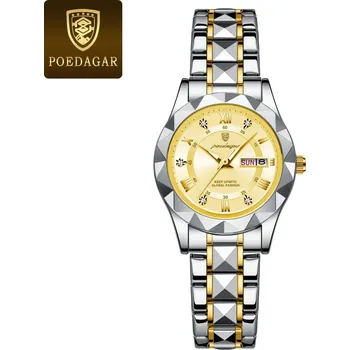 Hodinky Dámské analogové hodinky s kovovým páskem TP906 Barva (Varianta): GOLD GOLD