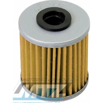 Filtr pro motocykl Filtr olejový HF207 (MTZ) - Suzuki RMZ250+RMZ450+RMX450Z + FL125 Address + Kawasaki KXF250+KXF450 + Beta REV250+EVO250+EVO300 + LML 200 Star SUZUKI FL 125 Address 2007-2009