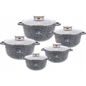 KlonBerg Sada titanových hrnců 10 dílů KB-3931, MRAMOR, INDUKCE