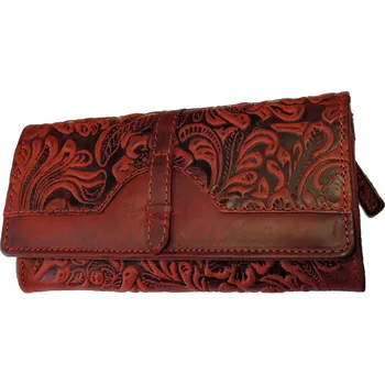 Deštník Talacko 1854-18 dámská kožená peněženka červená