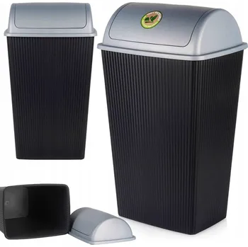 Odpadkový koš Odpadkový koš plastový výklopný do kanceláře, koupelny, kuchyně 38L