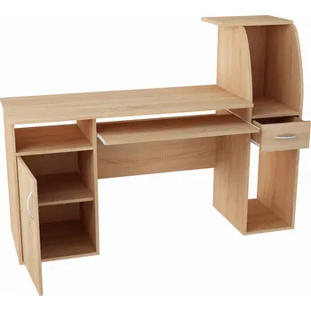 Psací stůl se skříňkou B3 DUB SONOMA 150cm regál komoda