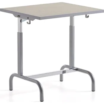 Zahradní lavice Školní lavice 182, stříbrná/šedá