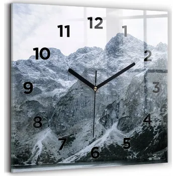 Hodiny Nástěnné hodiny Wallfluent černé 30 cm