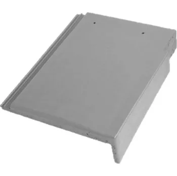 Střešní krytina Bramac - Tegalit STAR taška okrajová pravá - zinkově šedá