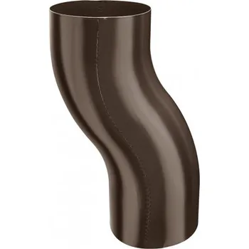 okap KJG Koleno soklové tmavě hnědé 100 mm