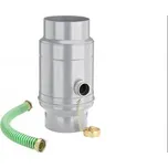 KJG Sběrač dešťové vody s hadicí bílo hliníkový 80 mm