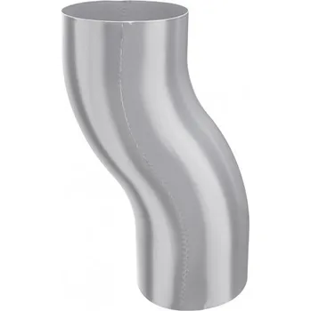 okap KJG Koleno soklové bílo hliníkové 120 mm