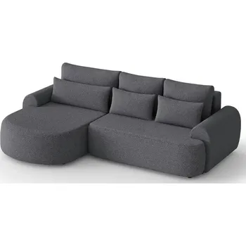 Sedací souprava Sedací souprava Fiore, levá, tm. šedá (catch me 26)