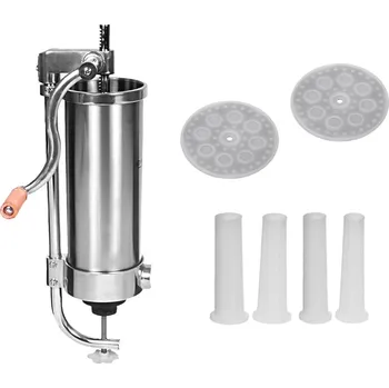 Zilner Plnička klobás narážečka 3 kg ZL-3903 nerez, 4 nástavce, náhradní píst