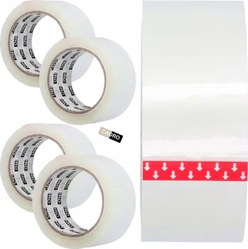 Lepicí páska Balicí páska Cadro průhledná, šířka 45 mm, délka 91,5 m, 4 ks