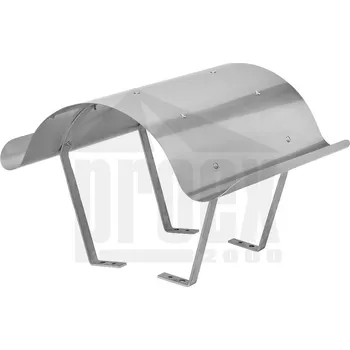 Komín Břetislav Rožnovják Komín. stříška Nerez/nerez 580x500 mm, malá velmi