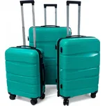 RGL PP3 XXL Cestovní skořepinový kufr 76x53x29 cm, tyrkysový