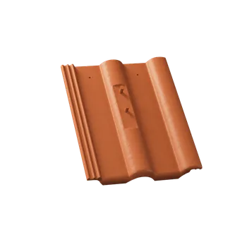 Střecha KM Beta ELEGANT - taška kolektorová - cihlově červená