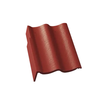 Střešní krytina Hodonka BRILIANT - taška okrajová levá - višeň