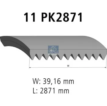 ozubený klínový řemen DT Spare Parts 4.80686