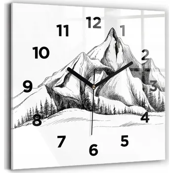 Hodiny Nástěnné hodiny Wallfluent bílé 30 cm