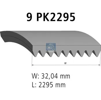 ozubený klínový řemen DT Spare Parts 4.80390