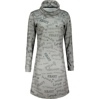 Dámská mikina Dámská prodloužená mikina premium ALTISPORT VOJ/ALW067MI06 SVĚTLE HNĚDÁ M