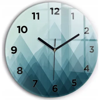 Hodiny Nástěnné hodiny Wallfluent modré 60 cm