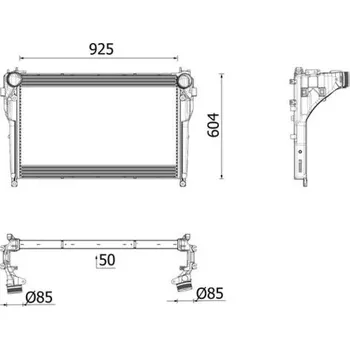 Turbodmychadlo Chladič turba MAHLE CI 705 000P
