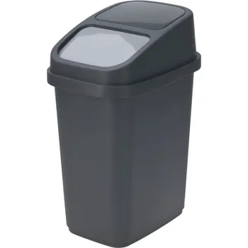 Odpadkový koš EXCELLENT HOUSEWARE Odpadkový koš výklopný do kuchyně 17 l šedá KO-030002110seda