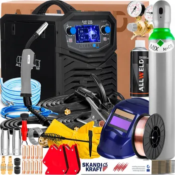 Svářečka Svářečka SPARTUS EASY MIG 225 230V 220A MIG MAG MMA TIG LIFT Synergie