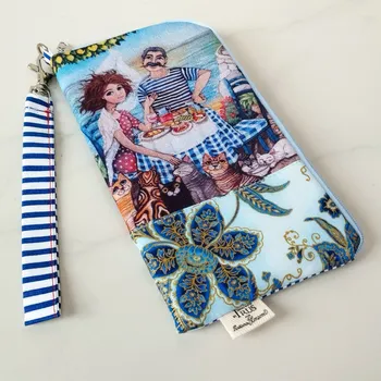 Zuzana Honsová Obal na mobilní telefon s kapsičkou a poutkem na zápěstí - Vzpomínka na krétu