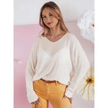 Dámský svetr Dámský svetr nadměrné velikosti NORVAN ecru