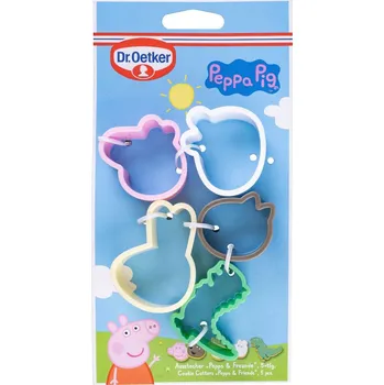 Forma na pečení Dr. Oetker Vykrajovátka Pepa Pig s kamarády 5ks