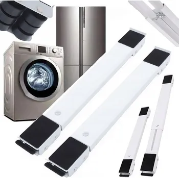 Praní a péče o prádlo 2x POHYBLIVÁ NASTAVITELNÁ PODLOŽKA POD PRAČKU A DALŠÍ SPOTŘEBIČE S BRZDOU