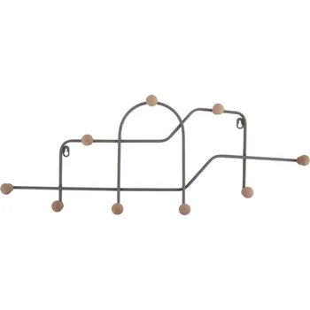 Věšák Šedý kovový nástěnný věšák 71 cm Maze – PT LIVING ID_1737394