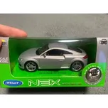 WELLY NOVÉ asi 1/34 Audi TT Coupé 2014, stříbrná