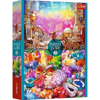 Puzzle TREFL Vesmír a krystaly 2x500 dílků