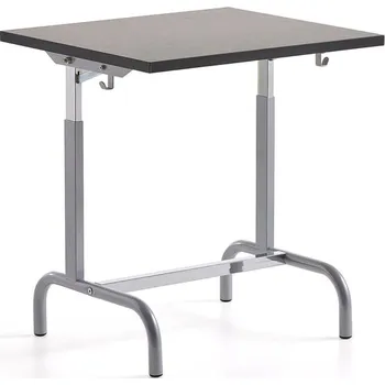 Zahradní lavice Školní lavice 182, stříbrná/tmavě šedá