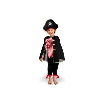 Karnevalový kostým Strój Pirat z peleryną rozm. 116-128cm
