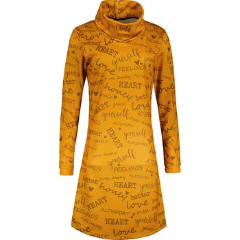 Dámská mikina Dámská prodloužená mikina premium ALTISPORT VOJ/ALW067MI06 ŽLUTÁ XS