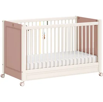 Dětská postýlka Čilek Postýlka na kolečkách 60x120 cm Elegance Baby