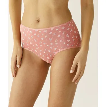 Dámské spodní prádlo Sada 10 kalhotek maxi s potiskem smaragdová/růžová 46/48