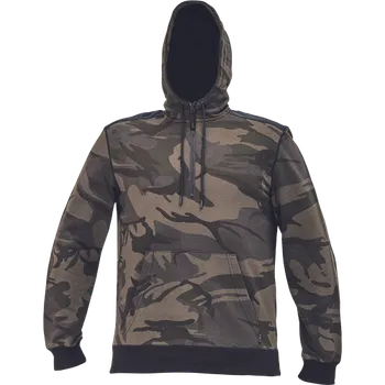 Pánská mikina CRV CRAMBE mikina s kapucí Barva: béžová kamufláž, Velikost: S C03060028W0001