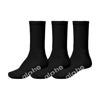 Pánské ponožky Ponožky Globe OG STEALTH CREW 3 PK WITH CASE Black velikost 7-11